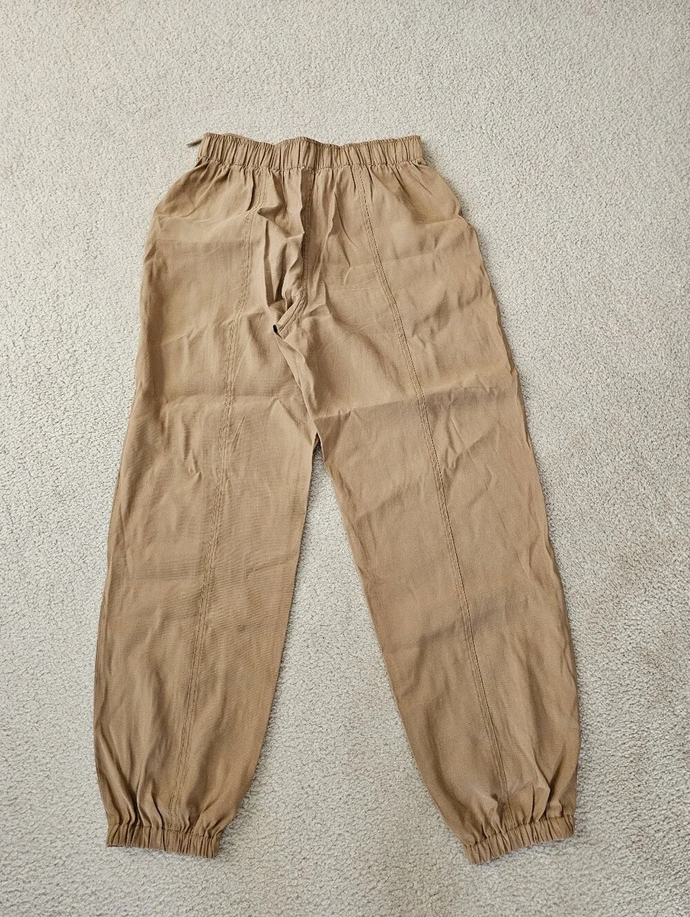 Abercrombie & Fitch Tan Elastic Waist Joggers - Picture 5 of 9